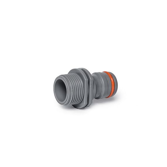 Адаптер Bradas POWER JET WHITE LINE із зовнішньою різьбою 3/4" WL-2186