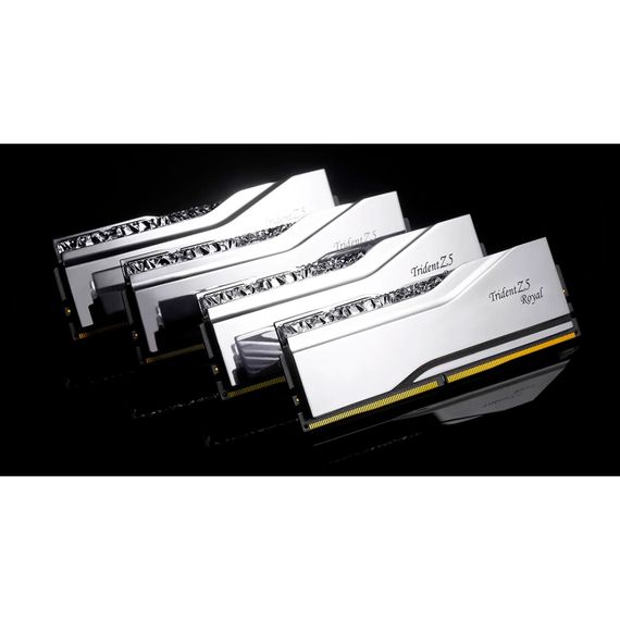 Модуль пам&#039;яті для комп&#039;ютера DDR5 32GB (2x16GB) 7600 MHz Trident Z5 Royal Silver G.Skill (F5-7600J3646G16GX2-TR5S) | Зображення 5
