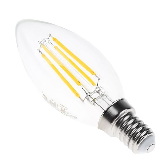 Лампа светодиодная LED 4W E14 COG NW C35 220V | Зображення 4