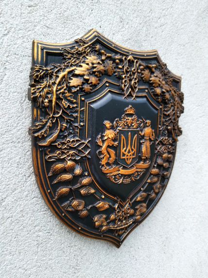 Панно з українською символікою Об'ємне панно на стіну герб України | Зображення 3