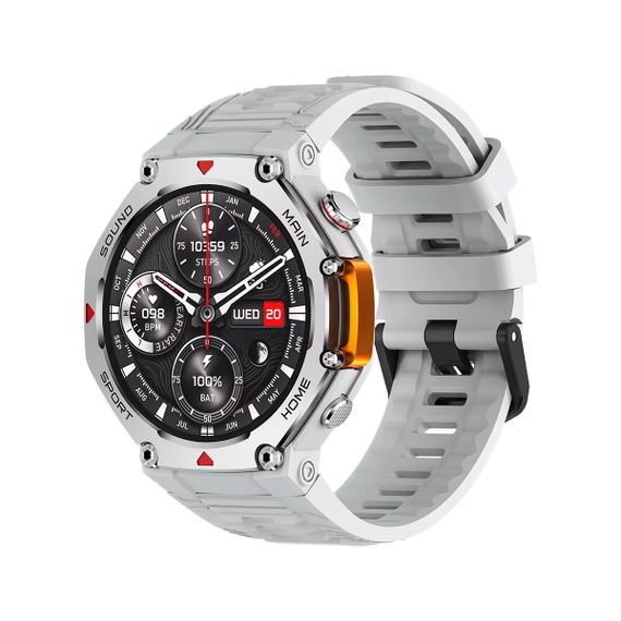 Розумний годинник Modfit Navigator Al Gray-Silver з GPS, компасом та вологозахистом 5 ATM