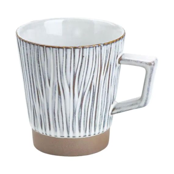 Чашка фарфоровая для чая и кофе 300 мл в стиле ретро Золотистая HP7208G