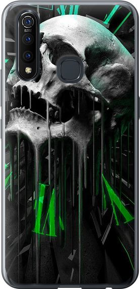 Чехол на Vivo Z5X Череп-часы "4100u-1765-17620"