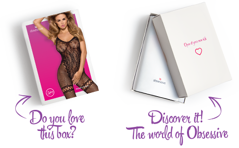 (SALE) Бодістокінг Obsessive Bodystocking F213 S/M/L, імітація мереживного боді та резинки для панчіх | Зображення 6