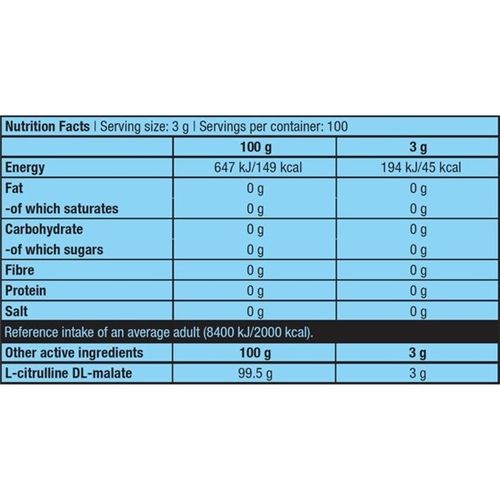 Цитруллин для спорта BioTechUSA Citrulline Malate 300 g /90 servings/ Unflavored | Зображення 1