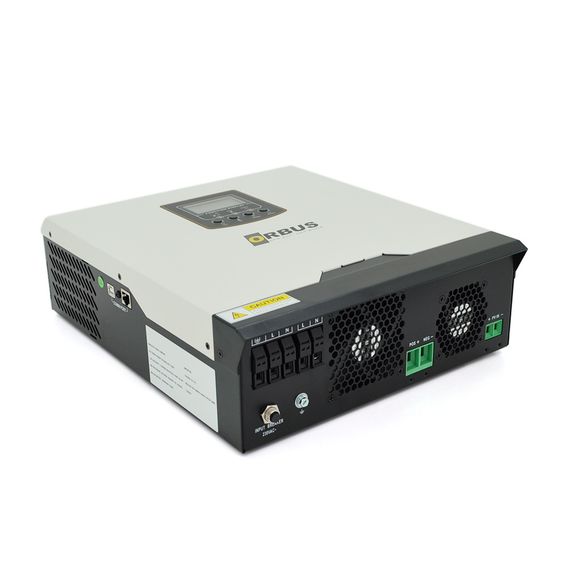 Гібридний інвертор ORBUS VP3000-24, 3000W, 24V, струм заряду  0-70A, 160-275V, ШIM-контролер (50А, 80 Vdc) | Зображення 1
