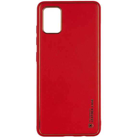 Шкіряний чохол Xshield для Xiaomi Redmi Note 11 (Global) / Note 11S Червоний / Red