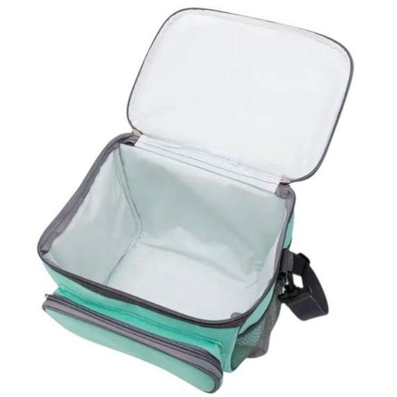 Сумка холодильник із ручкою через плече XL-1042 Бірюзова
