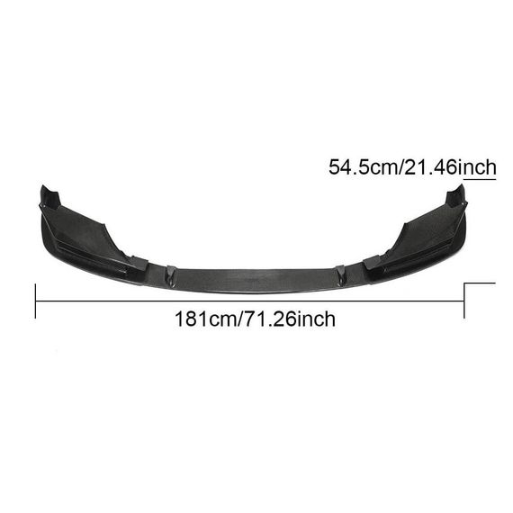Накладка на передній бампер Lip V2 (для M5 F90 2020-2024, Карбон) для BMW 5 серія G30/31 рр | Зображення 5