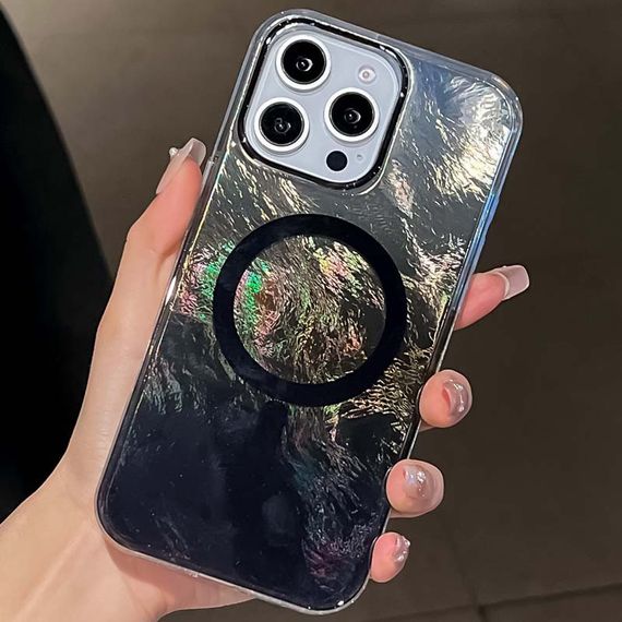 Чохол TPU Shiny Mountain (MagFit) для Apple iPhone 16 Pro (6.3") Black | Зображення 2