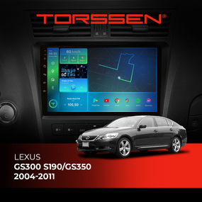 Штатна магнітола Torssen Lexus GS300 S190/GS350 04-11 NF9 Carplay