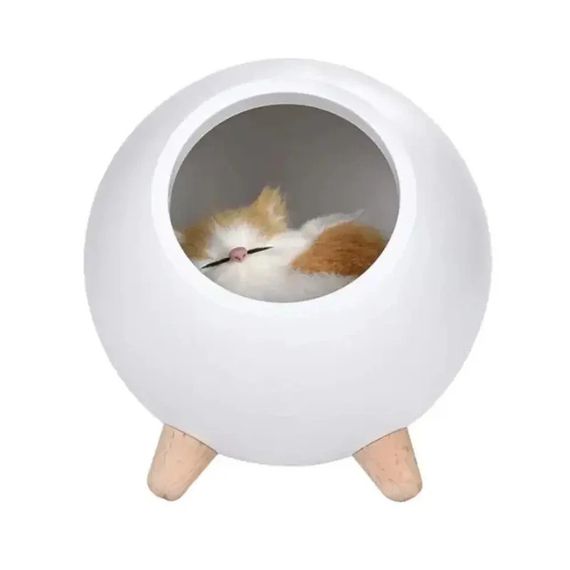 Світильник-нічник з регулюванням яскравості та кольору XPRO Cat House (234575391_422)