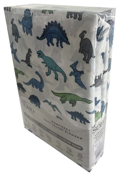 Комплект постільної білизни Soho Полуторний 150х200 см Dino | Зображення 2
