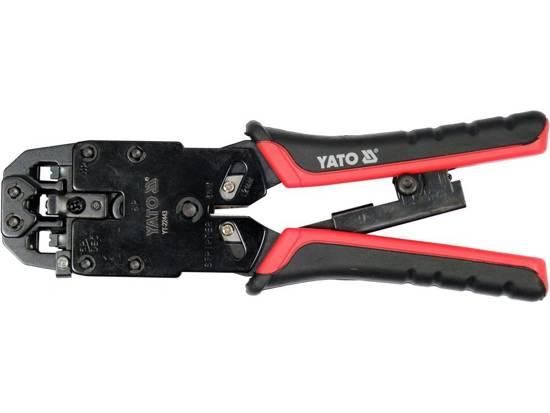 Клещи обжима зачистки проводов RJ45 RJ10 RJ11 Польша YATO YT-22443 | Зображення 1