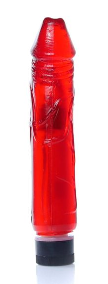 Вібратор Boss Series - Juicy Jelly Multispeed Red, (довжина 22 см, діаметр 4 см) BS6700075 Sex Aura | Зображення 3