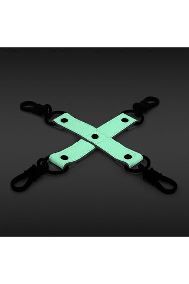 Система фіксації NS Novelties GLO BONDAGE HOG TIE, що світиться Sex Aura | Зображення 2
