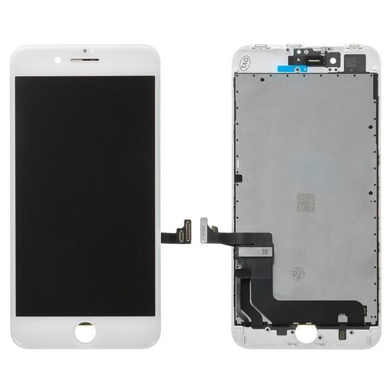 Дисплей iPhone 8 Plus (LG) з сенсором та рамкою White (Original) уцінка