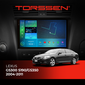 Штатна магнітола Torssen 2K DTS Lexus GS300 S190/GS350 04-11 F9432 4G Carplay DSP