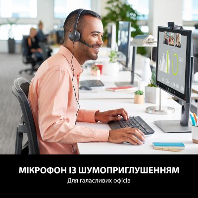 Навушники Logitech H340 USB HEADSET (981-000475) (981-000475) | Зображення 1