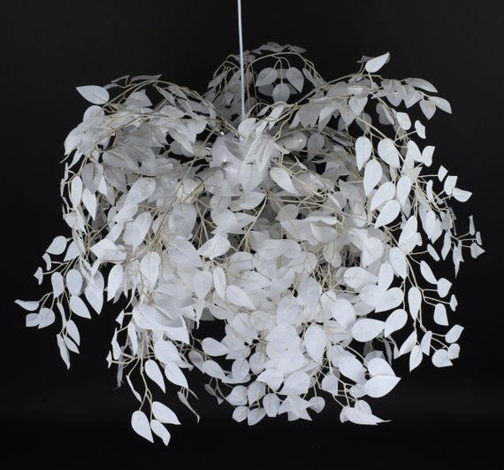 Люстра підвісна на 4 лампочки 27726 Білий 70-210х120х120 см. | Зображення 5