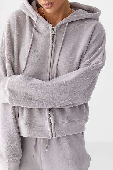 Спортивний костюм з двостороннього флісу - сірий цвет, L/XL (є розміри) | Зображення 3