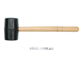 Молоток гумовий VOREL з дерев'яною ручкою, Ø=45 мм [36/72]
