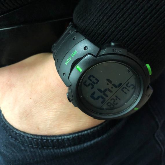 Протиударні військові чоловічі годинники SKMEI, Електронні вологозахищені наручні годинники YA-92 | Зображення 6