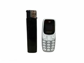Міні мобільний маленький телефон L8 Star BM10 (2Sim) сірий (код: SKU-1447171205)