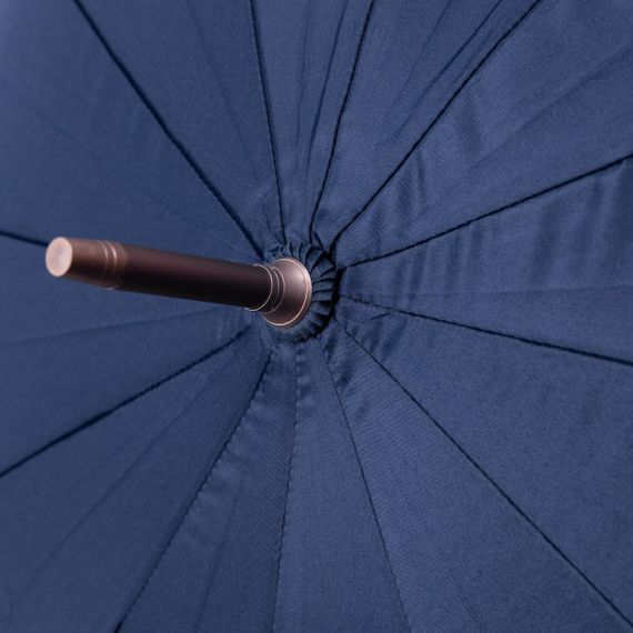 Класична парасолька-тростина з чохлом напівавтомат з поліестеру міцна надійна 12 спиць діаметр 120 см Сірий HP-23-16G | Зображення 8