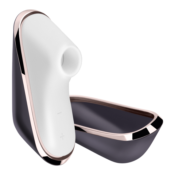 Вакуумний кліторальний стимулятор Satisfyer Traveler, корпус-чохол на магнітах Sex Aura