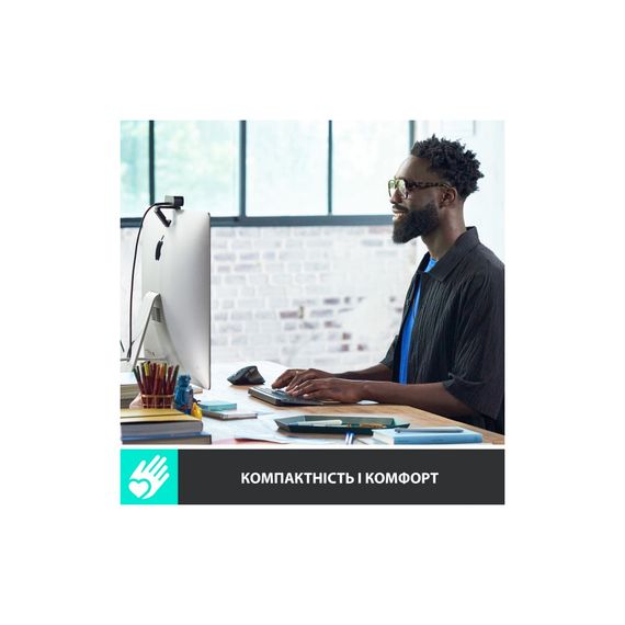 Клавіатура Logitech MX Keys Mini Minimalist Wireless, US, Graphite (920-010498) | Зображення 2