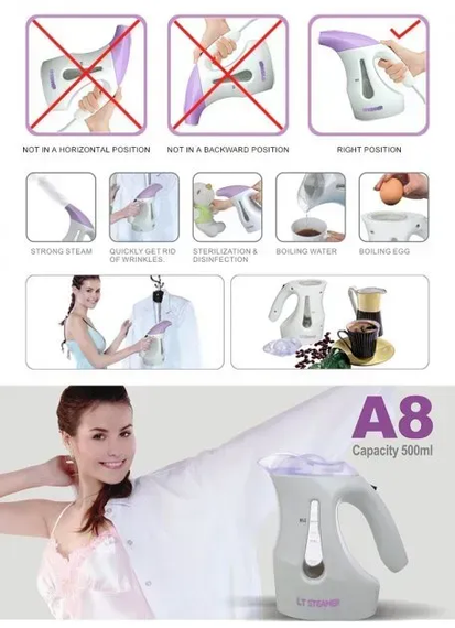 Відпарювач HAND STEAMER A-8 1200Вт | Зображення 2