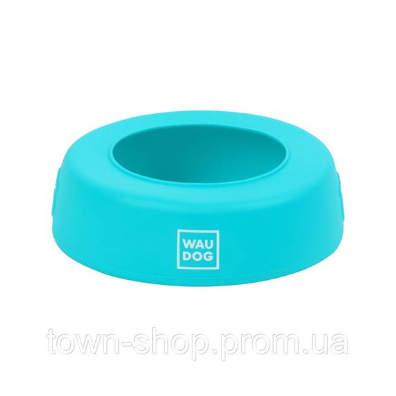 Миска-непроливайка  WAUDOG Silicone, 750 мл голубой | Зображення 3