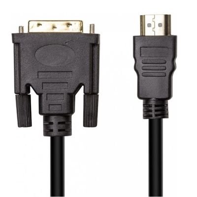 Кабель мультимедийный HDMI M to DVI M 1.8m PowerPlant (CA912568)