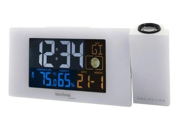 Годинник проекційний Technoline WT537 White (WT537) (DAS301197) | Зображення 2