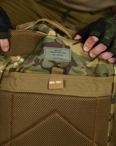 ТАКТИЧЕСКИЙ РЮКЗАК MIL-TEC ASSAULT PACK 20 Л COYOTE  ЛГ7150 | Зображення 2