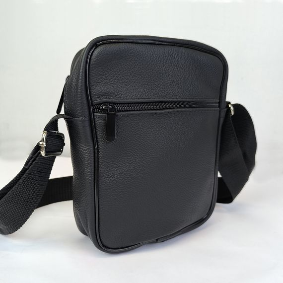 Якісна чоловіча сумка з натуральної шкіри, сумка месенджер, шкіряна барсетка, сумка через плече