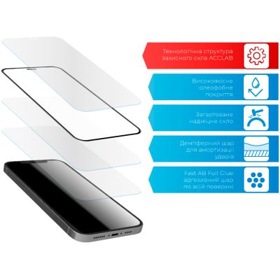 Стекло защитное ACCLAB Full Glue Samsung S23 Plus (1283126559686) | Зображення 3