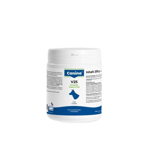 Canina V25 Vitamintabletten витамины с микроэлементами и минералами для щенят, 60 табл