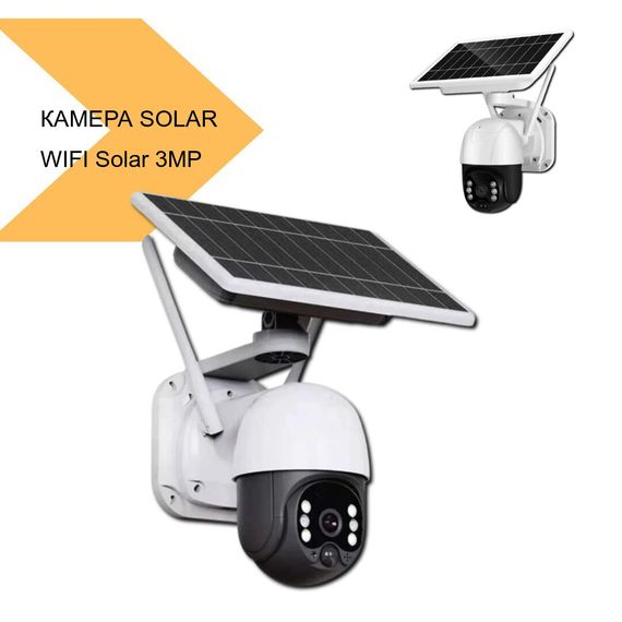 Вулична камера відеоспостереження з сонячною панеллю WIFI Solar Camera ICSEE 3MP оригінал FHD-Contains SIX 18650 batteries 12 (MER-15335_2532) | Зображення 7