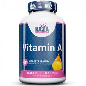 Витамин A Haya Labs Vitamin A 10000 IU 100 Softgels