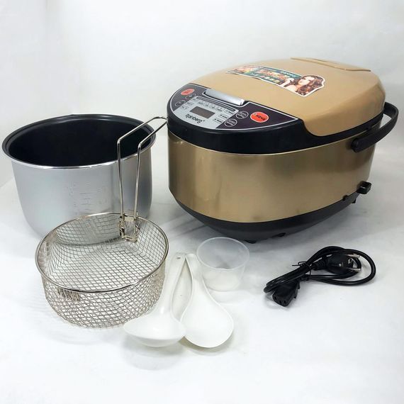 Скороварка 5л Rainberg RB-6207 1500 Вт 6 л, Мультиварка пароварка скороварка для будинку UB-95 | Зображення 5