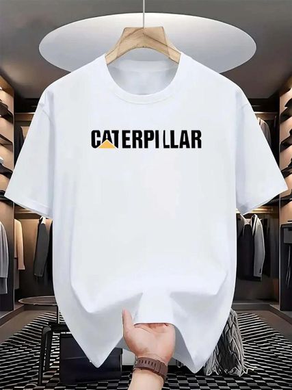 Футболка мужская с принтом повседневная M Белая