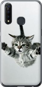 Чехол на Vivo Z5X Летящий котёнок "2322u-1765-17620"