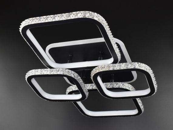 Люстра світлодіодна стельова LED світильник для квартири на стелю лед 26322 Білий 12х41х60 см.