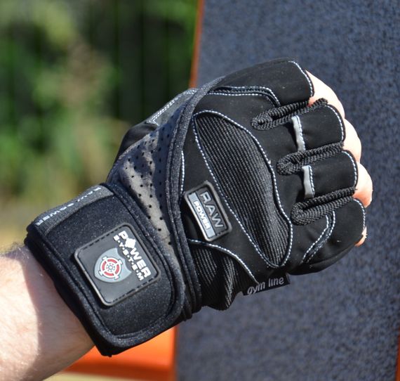 Рукавички для фітнесу Power System PS-2850 Raw Power Black/Grey M | Зображення 1