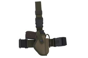 Кобура ПМ стегновий тактична (oxford 600d, олива хакі) MAS