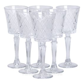 Набір келихів для вина 6 шт 225 мл на високій ніжці HP-19-128