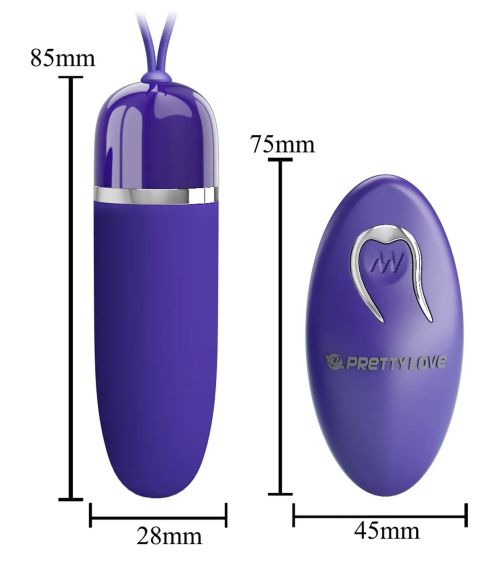 Віброяйце з дистанційним керуванням Pretty Love - Darlene Youth, BI-014403WL sexstyle | Зображення 5