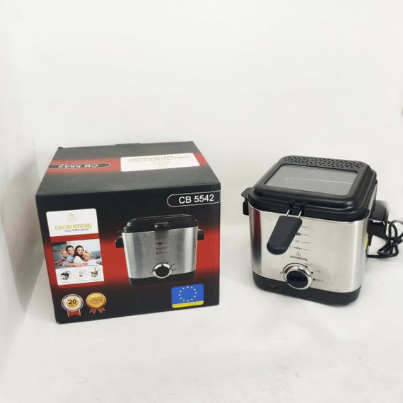 Фритюрница для дома на 1.5л Crownberg CB-5542 1200Вт WF-89 | Зображення 3